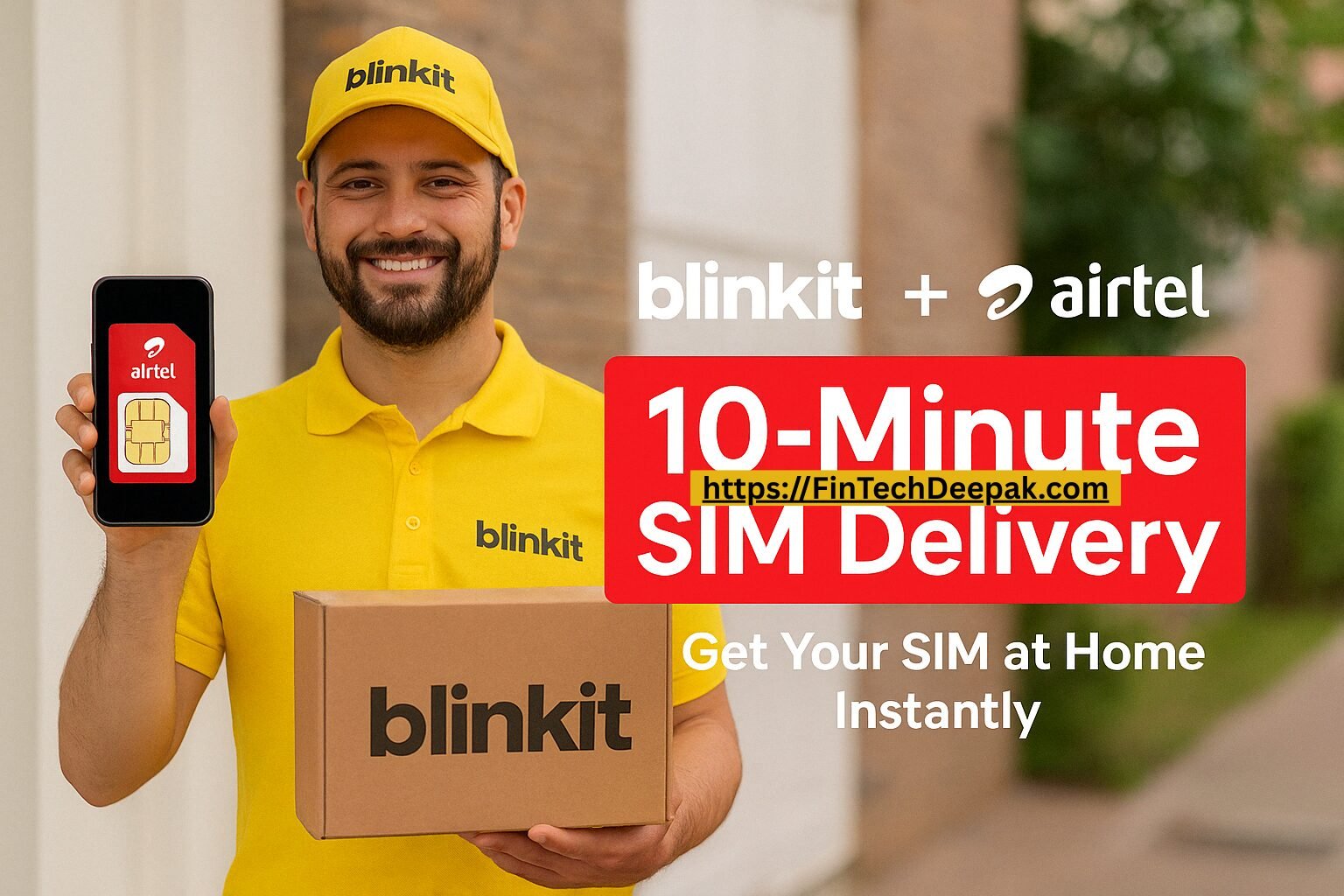 Blinkit 10-Minute SIM Delivery
