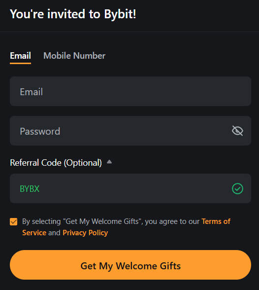 Bybit Referral Code: BYBX