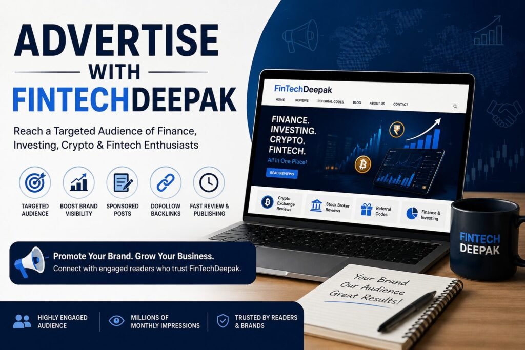 Advertise With FinTechDeepak